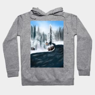 snow fall Hoodie